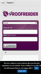 Mobile Screenshot of findaproofreader.com